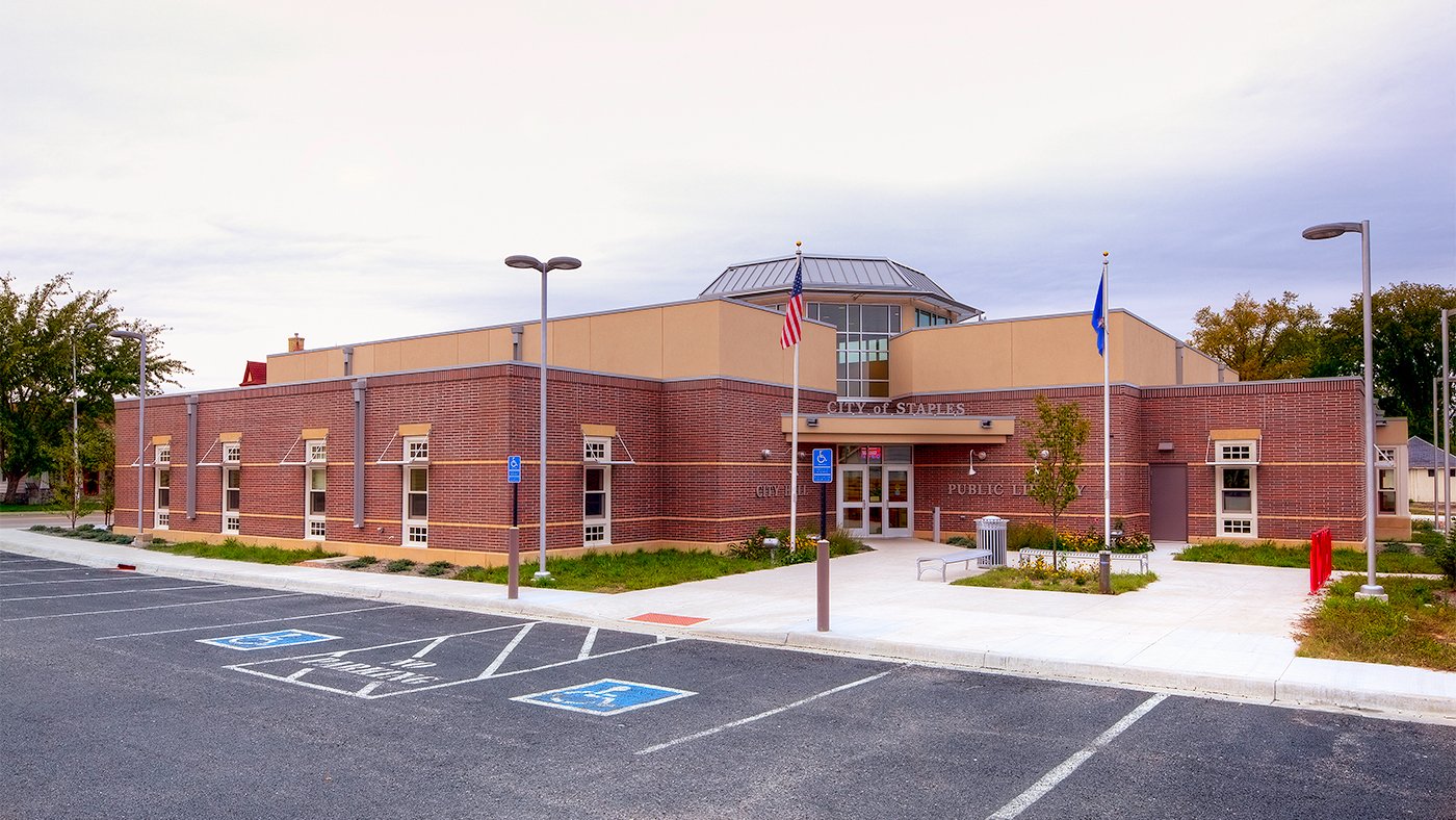 Staples City Hall and Library Widseth Smith Nolting Government